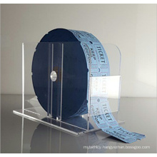 Acrylic Raffle Ticket Dispenser for Single or Double Roll Tickets